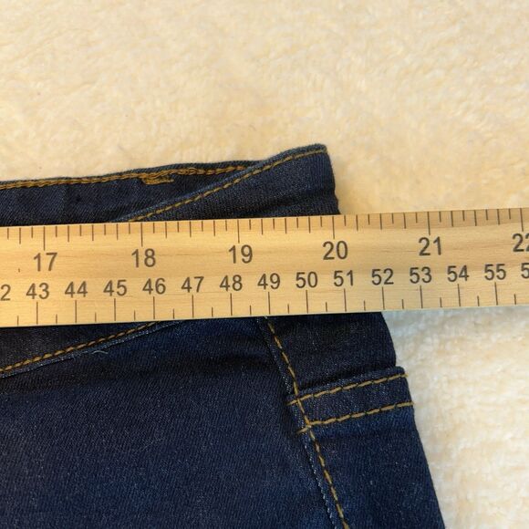 boohoo Blue Womens Jeans Plus High Waist Skinny Jeans Boo Hoo Dark Blue Sz 20 - Picture 3 of 10